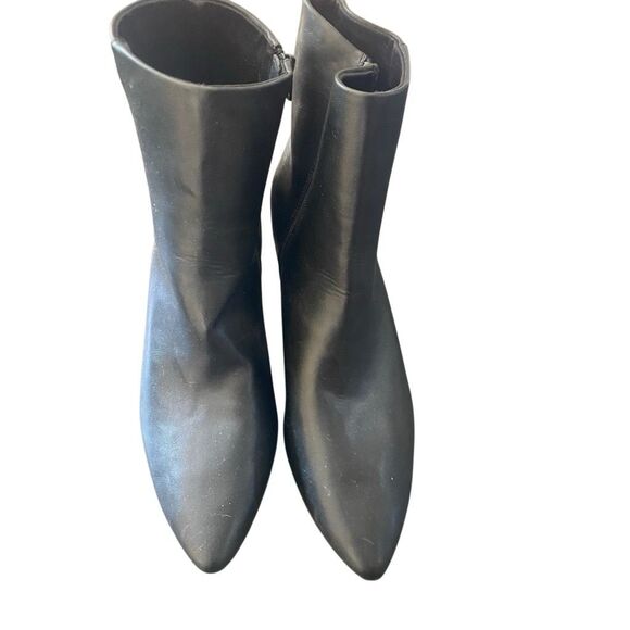 Christian Siriano size 12 black bootie kitten heals - Picture 1 of 5